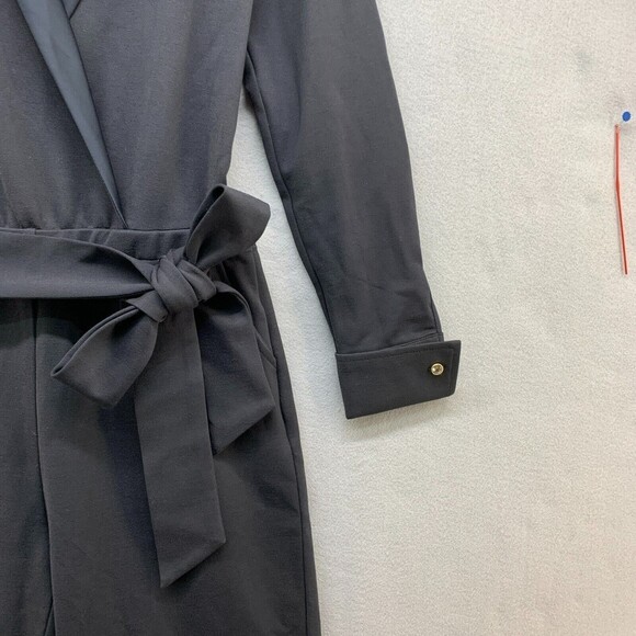 Soft Surroundings Simply Elegant Ponte Knit Wide Leg Jumpsuit Womens XS Tie Lux - Picture 6 of 16